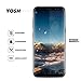 Galaxy S8 Glass Screen Protector,YOSH Applied OGS Strength StrengtheningTechnology Offers Ultra-Thin, More Sensitivity,New Edge Design Replaces Old Glue and Farewells with Bubble,Not Full Coverage