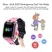 Themoemoe Kids Smartwatch Phone, Kids GPS Track Watch Waterproof Smart Watch for Kids 3-14 with SOS Anti-Lost Sim Card Smartwatch with Camera Birthday Gift for Boys Girls(Pink)