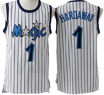 Penny Hardaway Jersey Mens White Stripe L