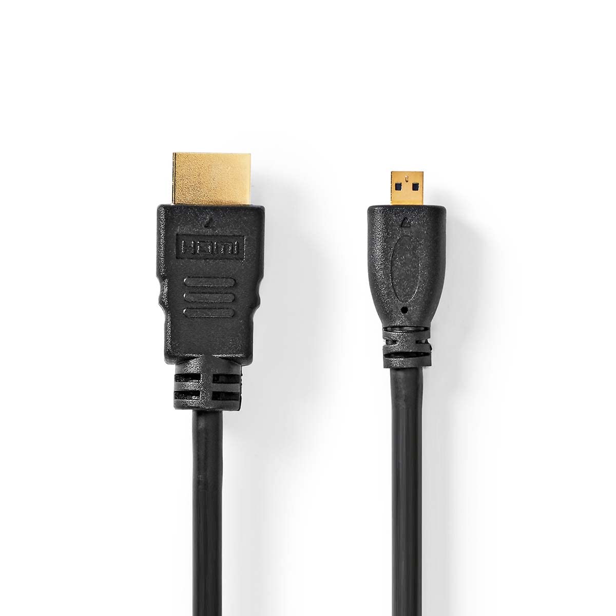 Nedis High Speed HDMI Cable with Ethernet, HDMI Connector - HDMI Micro Connector, Black, 1.5 m