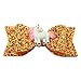 Unicorn Hair Bows Clips Double Layer Bowknot for Girls Sequins Glitter Hairpins Pack of 8(Design 2-8pcs)