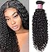 Ali Julia 10A Brazilian Virgin Curly Hair Weave one Bundle Deal Human Hair Weft Extensions Natural Color(14 inch)