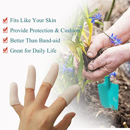 Finger Protectors Finger Caps Silicone Fingertips Protection Gel