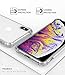 MoKo Cover Compatible for iPhone Xs Max Case, Crystal Clear Reinforced Corners TPU Bumper and Transparent Hybrid Rugged Anti-Scratch Hard Panel Fit with Apple iPhone Xs Max 6.5