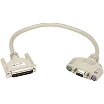 Câble KVM Rose UltraCable 1,52m - DB25 VGA+Sun PS/2 Blanc