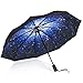 AYL Windproof Travel Umbrella 1lb- with Teflon Coating (Starry Night)