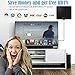 TV Antenna Amplified HD Digital TV Indoor Antenna Support 4K 1080P with Adjustable Amplifier Signal Booster 60-120 Miles Range Digital Antenna for HDTV Free View Channels