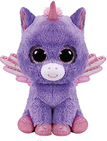 Claire's Girl's Ty Beanie Boo Large Athena the Pegasus Soft Toy Purple