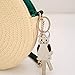Mayitr 1pc Silver Cat Keychain Key Ring Cute