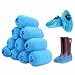 100 Pack Disposable Shoe Covers, Non-slip Boot Covers with Tread Pattern, Shoe Covers for Indoors, Medical Use, Lab & Factory, Durable & Water Resistant Surgical Shoe Covers, Fits Up to Men Size 12 primary