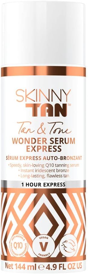 Skinny Tan Wonder Serum 144ml 1 Hour Express Self Tan Priming Glow