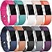 Replacement Bands for Fitbit Charge 2, Fitbit Charge2 Wristbands, Small,10 colors
