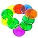 Gracefulvara 100Pcs Plastic Transparent Golf Ball Position Markers Mark Assorted Color