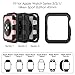 Jianye Apple Watch Tempered Glass Screen Protector(2 Pcs) ,Premium Surface Hardness Full Coverage Metal Frame Tempered Glass Screen Protector