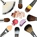 ACEVIVI 12 pcs Makeup Brush Set Professional Kabuki Cosmetics Foundation Blending Blush Eyebrow Eyeliner Eyelash Face Powder Brush Makeup Brush Kit with Bag