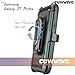 Samsung Galaxy J7 2017/ J7 Prime/J7 Sky Pro/J7 Perx/J7 V 2017 Case, COVRWARE [Iron Tank] Built-in [Screen Protector] Full-Body Rugged Holster Armor [Brushed Metal Texture][Belt Clip][Kickstand], Teal