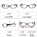 Reading Glasses 4 Pack Black Red Tortoise & Grey _ Always have a Stylish Look & Crystal Clear Vision When You Need It! _ Comfort Spring Arms & Dura-Tight Screws _ 100% Guarantee + 1.50