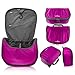 NICESTILE Lightweight Hanging Toiletry Bag for Men and Women - Medium 10.5 x 9.5 x 3.5 in (closed) - Ultralight Toiletry Bag for Business Travel and Backpacking