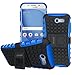 For Samsung Galaxy J3 Emerge Case, J3 Prime / J3 Mission / J3 Eclipse / J3 2017 / J3 Luna Pro / Sol 2 / Amp Prime 2 / Express Prime 2 Case, OEAGO Tough Rugged Dual Layer Case with Kickstand (Blue)