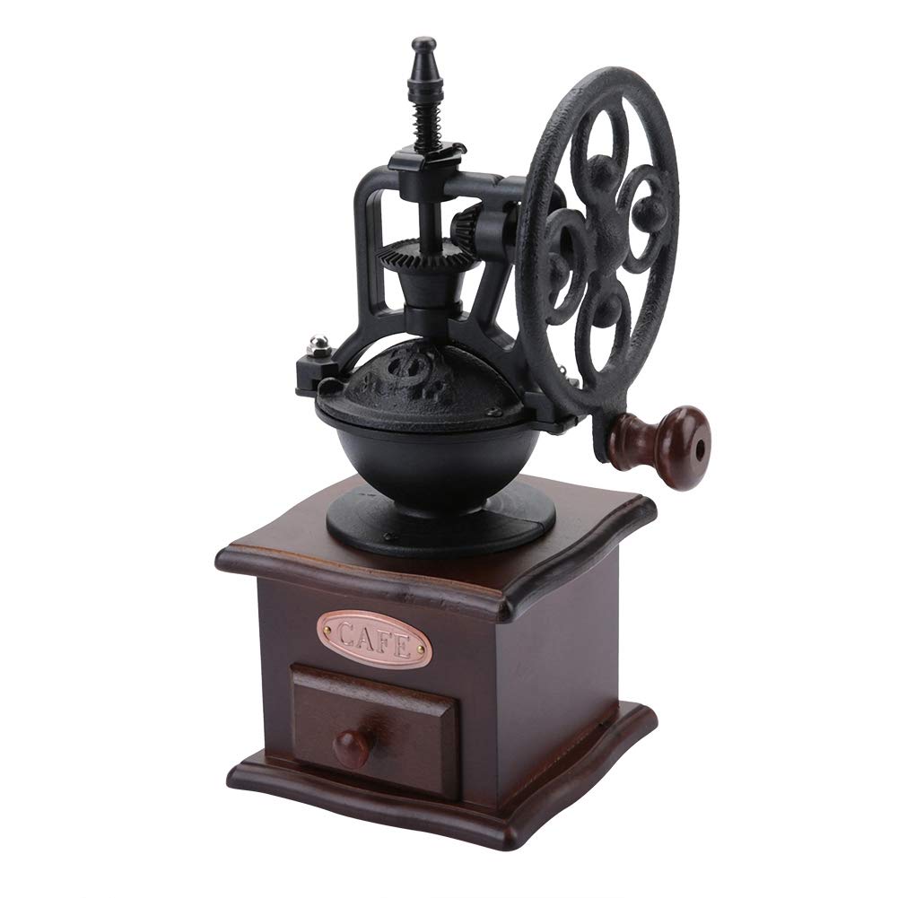Manual Coffee Grinder, Multi Settings Coffee Bean Hand Mill Pepper Spice Beautiful and Useful Side Handle Home Grinding Machine