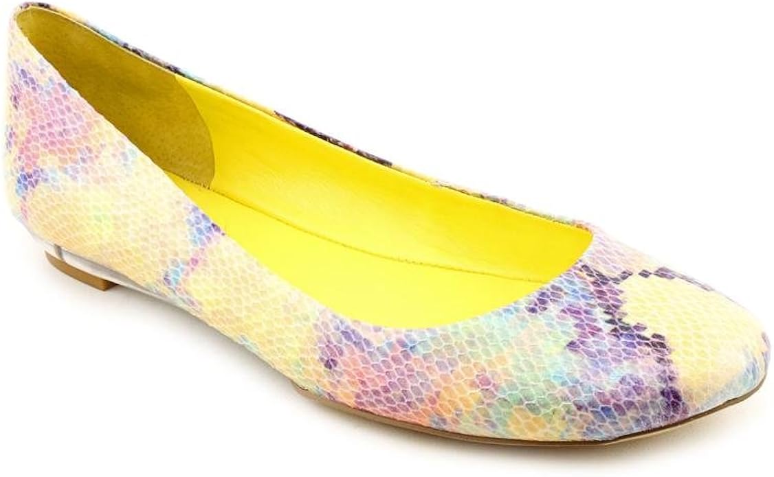 nine west yellow flats