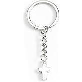 SHTALHST Cross Keychains Christian Inspirational Keychain Bible Verse Keychains Sunday Accessories Christians Keyring