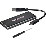 ELUTENG USB 3.0 to NGFF Adapter SuperSpeed M2 SSD Enclosure NGFF External Enclosure for Samsung 850 EVO 2230, 2242, 2260, 2280 SSD Support UASP