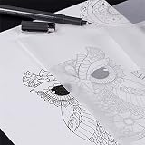 Kuou 100 Sheets Tracing Paper A4 Transparent Drafting Paper for Design Sketching view 6