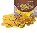 Milk Chocolate Gold Coins Candy, Large 1.5 Inches - Bulk Pack 2 Pounds - 160 Count