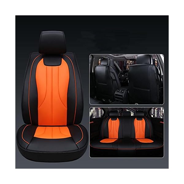 YZL-PU-Leather-Car-Seat-Cover-Cushions-Front-Rear-Full-Set-6-pcs-Suitable-for-year-round-use