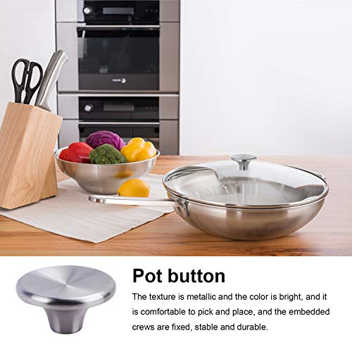 Stainless Steel Universal Dutch Oven Knob, Kitchen Cookware Lid Knobs