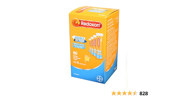 Amazon.com: Redoxon Double Action Orange Effervescent Tablets ...