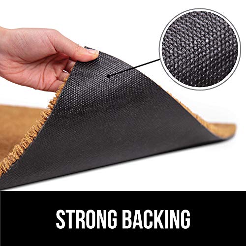 Gorilla Grip Natural Coco Coir Door Mat, Thick Durable Doormat for