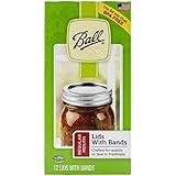 Ball Lid/Band Regular Mouth Silver 12pc Jar Lids & Bands