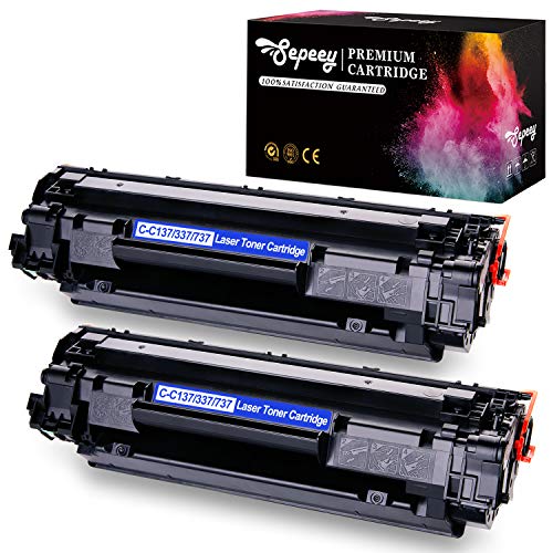 Sepeey Compatible Toner Cartridges Replacement for Canon 137 CRG137, Use with Canon ImageClass MF216n MF227dw MF236n MF249dw MF244dw MF247dw MF229dw MF232w MF212w D570 LPB151dw Printer, 2 Black