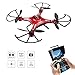Drone with Camera, Potensic Upgraded F183D RTF Drone with New Altitude Hold, Auto Hovering Function , 2MP Camera& 5.8Ghz FPV LCD Screen Monitor(Red) …