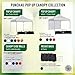 Punchau Pop Up Canopy Tent 10 x 10 Feet, Black - UV Coated, Straight Leg, Waterproof Instant Outdoor Gazebo Tent, Bonus Roller Carry Bag