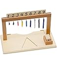 Elite Montessori Hanger for Color Bead Stairs with Beads Preschool Learning Material