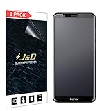 [8-Pack] Honor 7X Screen Protector, Mate SE Screen Protector, J&D [Anti-Glare] [Anti-Fingerprint] [Not Full Coverage] Premium Matte Film Shield Screen Protector for Huawei Honor 7X, Huawei Mate SE