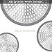 MIBOW Bathroom Shower Drain Protector Drain Cover Drain Catcher Drain Strainer Hair Catcher Stainless, Steel & Silicone