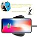 Wireless Charger, ZeeHoo Qi Wireless Charging Pad Compatible with iPhone Xs MAX/XR/XS/X/8/8 Plus and Samsung Galaxy Note 8,S8,S8 Plus,S7,S7 Edge,S6,S6 Edge,S6 Edge Plus,Galaxy Note 5-No AC Adapter