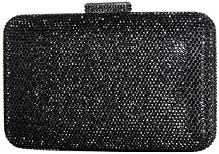 DMIX Womens Large Crystal Clutch for Wedding Bridal Party Prom Evening Bag