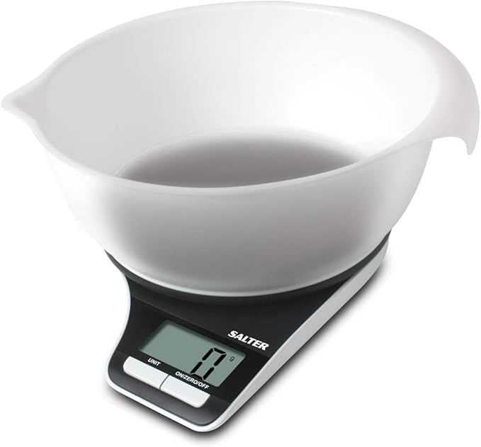 Salter Measuring Jug Digital Kitchen Scales, Electronic Food Weighing