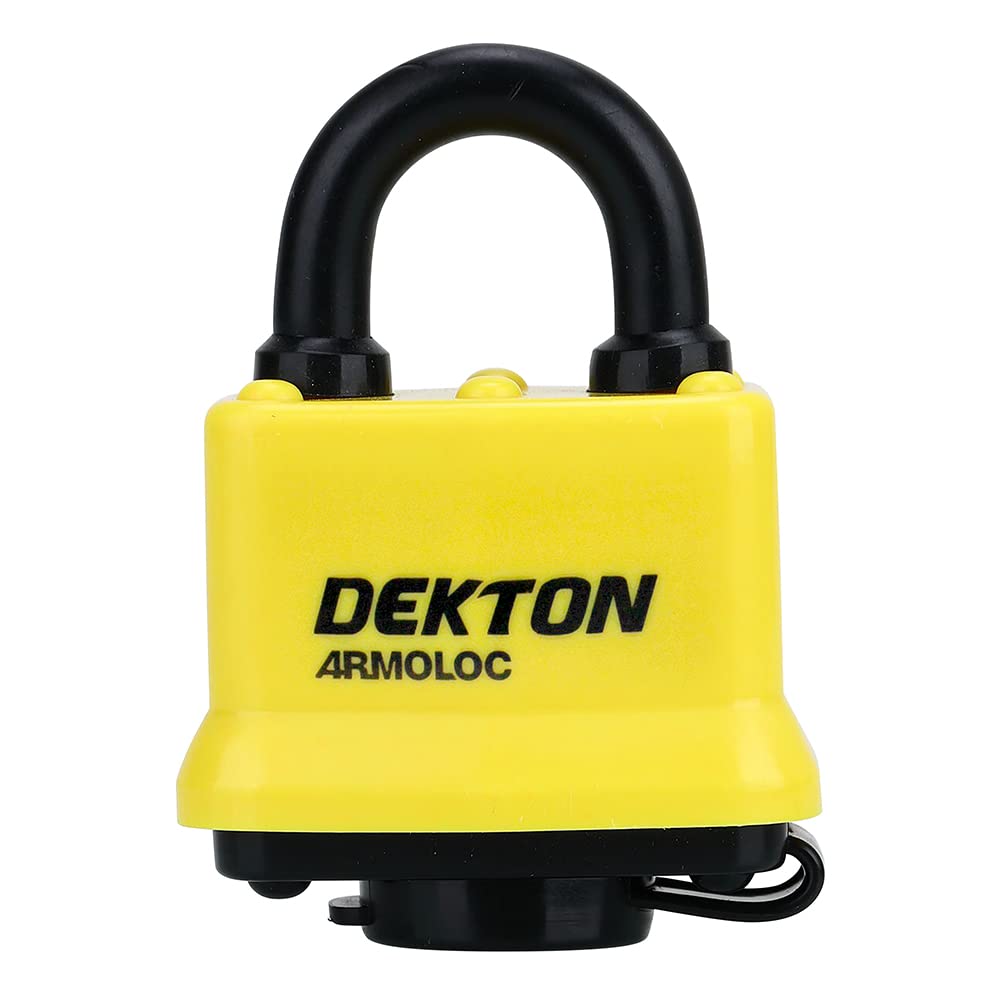 Dekton 50mm Weather Resistant Steel Laminated Padlock-weather Resistant | High Security Rating of 5 | Steel Laminated | Supplied With 3 Keys | Durable & Rust-resistant | Versatile Locking Solution