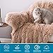 Bedsure Plush Faux Fur Reversible Fleece Twin Bed Blanket - Super Soft Lightweight Blanket for Adults (60 x 80 inches, Camel)