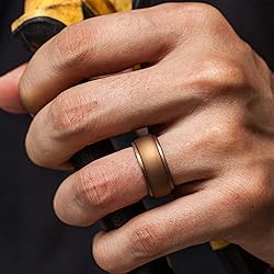 ThunderFit Silicone Ring Men, Breathable with Air