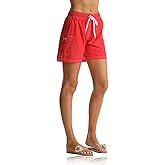 Rocorose Women's Board Shorts Quick Dry Drawstring Sports Summer Bottom Swim Shorts with Pocket