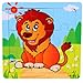 2 pics Wooden Cartoon Animal Puzzles ,Educational Toys for 0-4 Year Old (16 pieces),baby Kids Training Toy -Assorted Styles