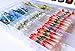 AIRNIX 200 Piece Assorted Heat Shrink Solder Sleeve Crimpless Butt Splice Connectors
