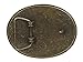 Western Plain Oval Hammered Vintage Belt Buckle